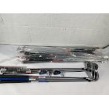 Six Complete Golf Clubs to include Callaway Jaws, Mack Daddy Apex, six Callaway Big Bertha golf head