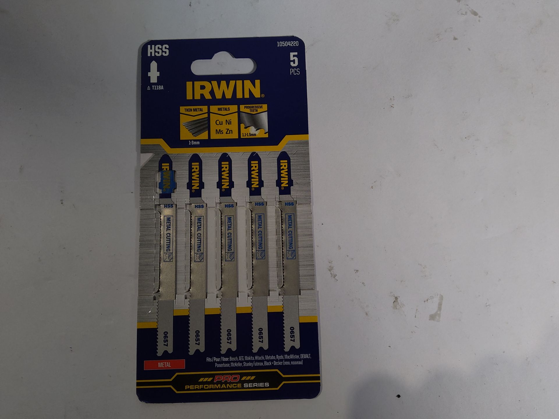 As new ten packs x 5 of Irwin 0657 metal cutting blades T188A 10504220. - Image 2 of 2