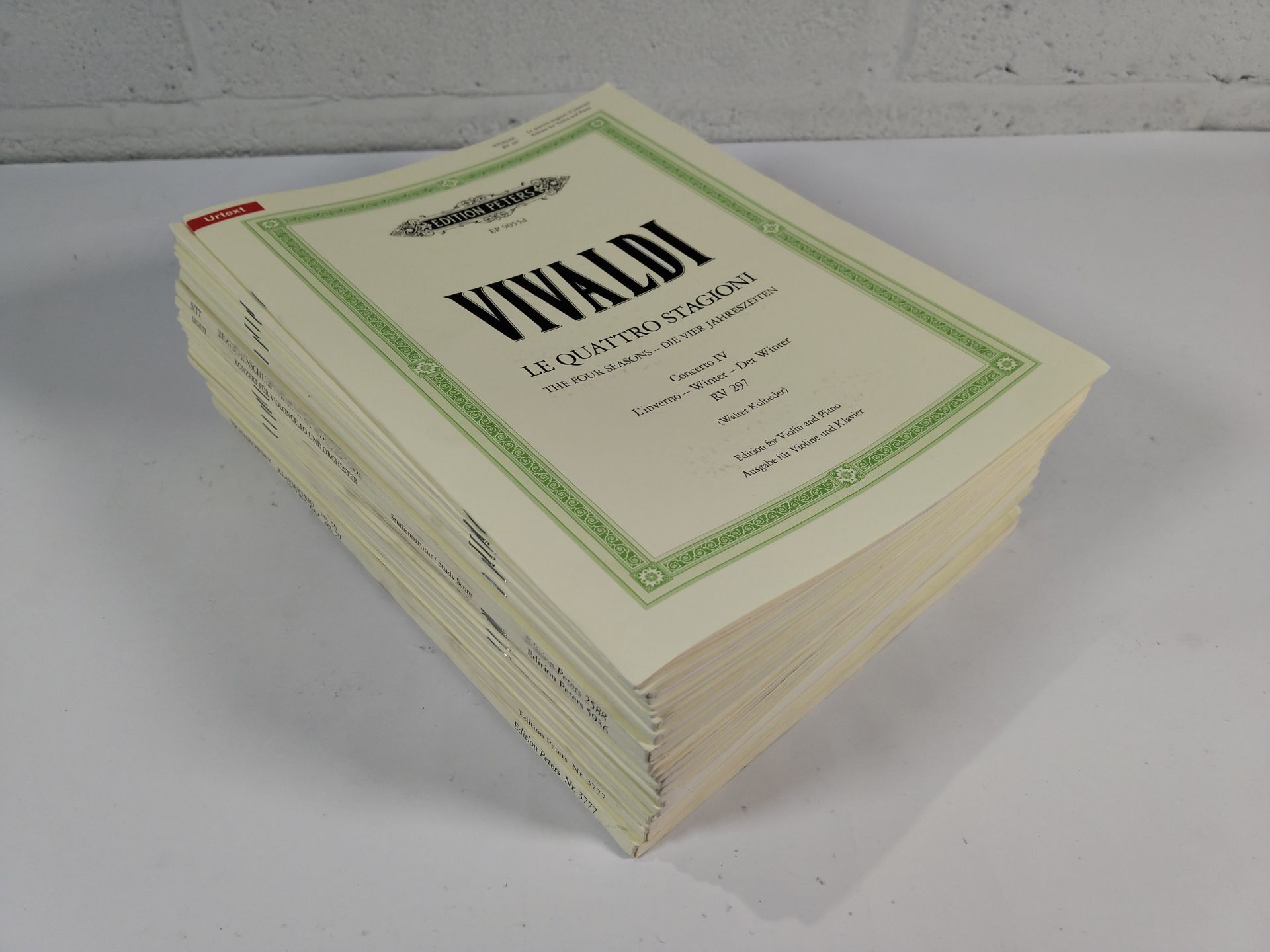 Twenty four assorted as new Edition Peters sheet music books to include composers such as Mendelssoh - Image 2 of 3