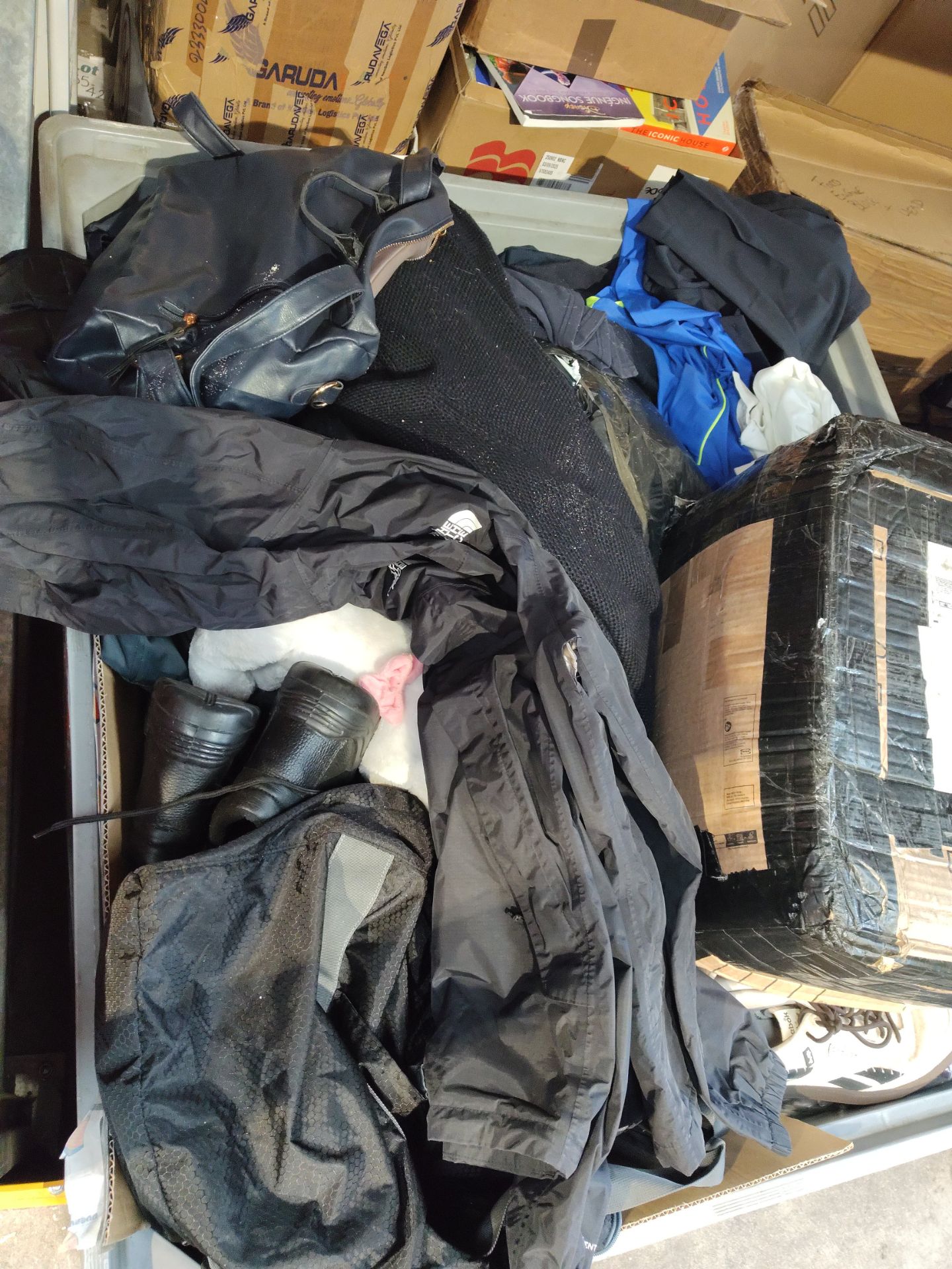 Assorted pre-owned clothing and related (crate not included). - Image 2 of 2