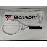A Technifibre T-Flight 300 unstrung tennis racket (Note: racket has some minor damage and has been p