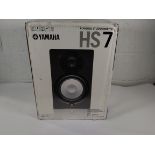An as new Yamaha HS7 Powered Studio Monitor Speaker.