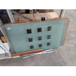 A pre-owned Signed Ligne Roset Extensia Expandable Glass Dining Table