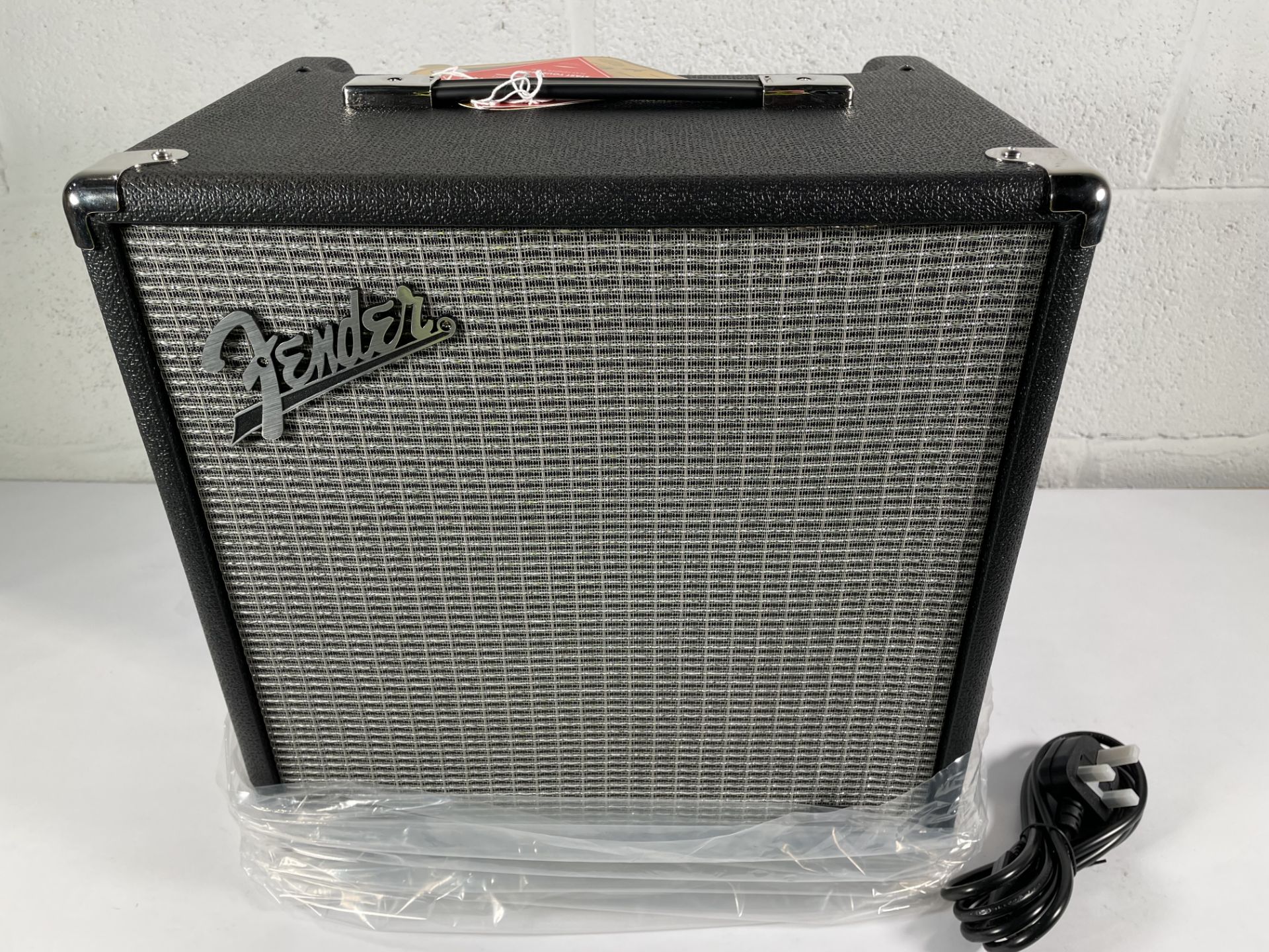A boxed as new Fender Rumble 25 V3 bass amplifier.