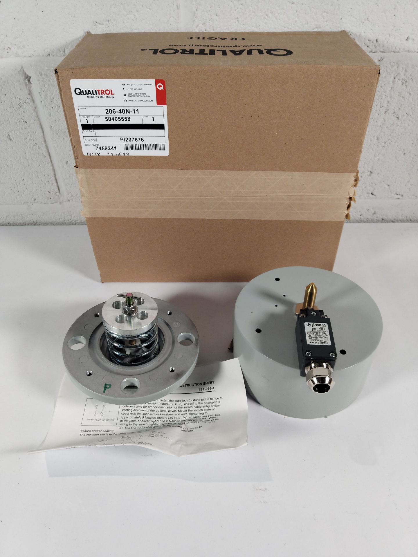 An as new Qualitrol pressure relief device (REF: 206-40N-11).