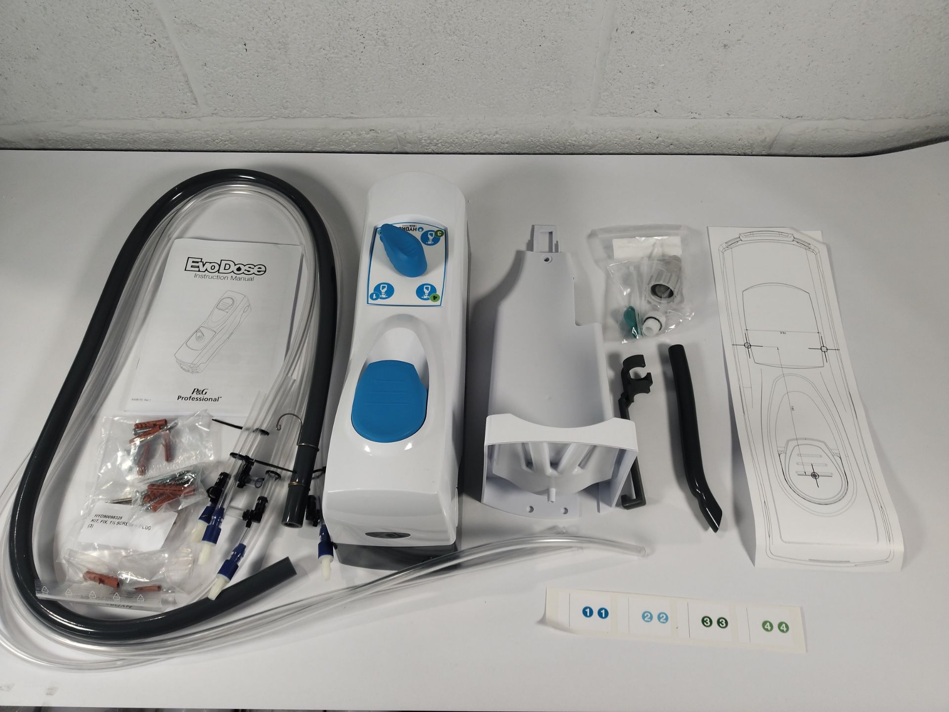 Three as new wall mounted OvoDose Venturi dilution systems.