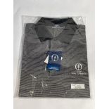 The Open 151st Royal Liverpool golf polo (Large).