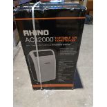 A Rhino AC2100 portable air conditioner.