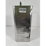 An Enios Greek pure extra virgin olive oil, cold extraction, Koroneiki variety 5L, best before 11/20