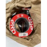 Ten RS PRO Black 0.22mm² Hook Up Wire, 24 AWG, 7/0.2 mm, 100m, PTFE Insulation (841-7223).