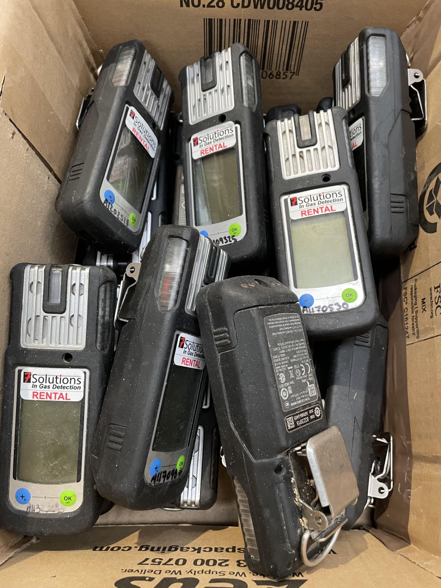Fifteen pre-owned Drager X-am 2500 Multi Gas Detectors (sold as seen).