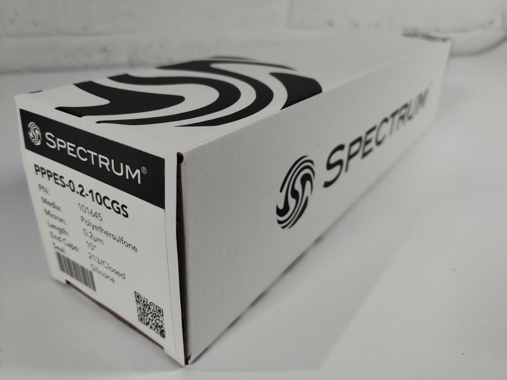 An as new Spectrum Premier Pleat Polyethersulfone PES filter 0.2µm 10" 213/closed, silicone o-rings