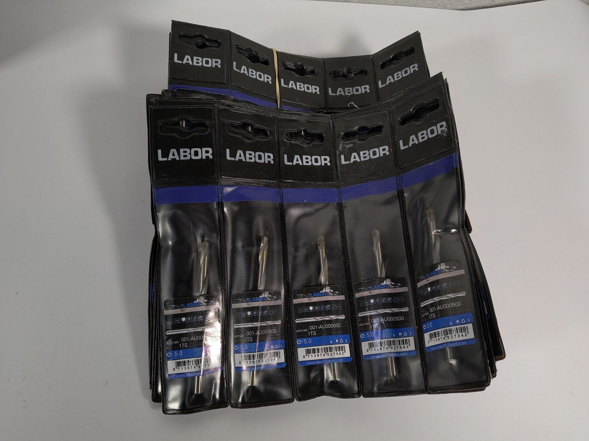 One crate of as new Labor drill bits in various sizes and approx. 20 packs x 5 ZBR00200 reciprocatin - Image 2 of 7