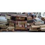 A large quantity of assorted flatpack furniture and related.