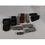 Nine pre-owned multitools to include Leatherman Wingman, Gerber Suspension NXT (over18s only).