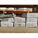 Eight Deedlock Electro Magnetic Locks (AEM10000R double x 3 and AEM10002 single x 5).