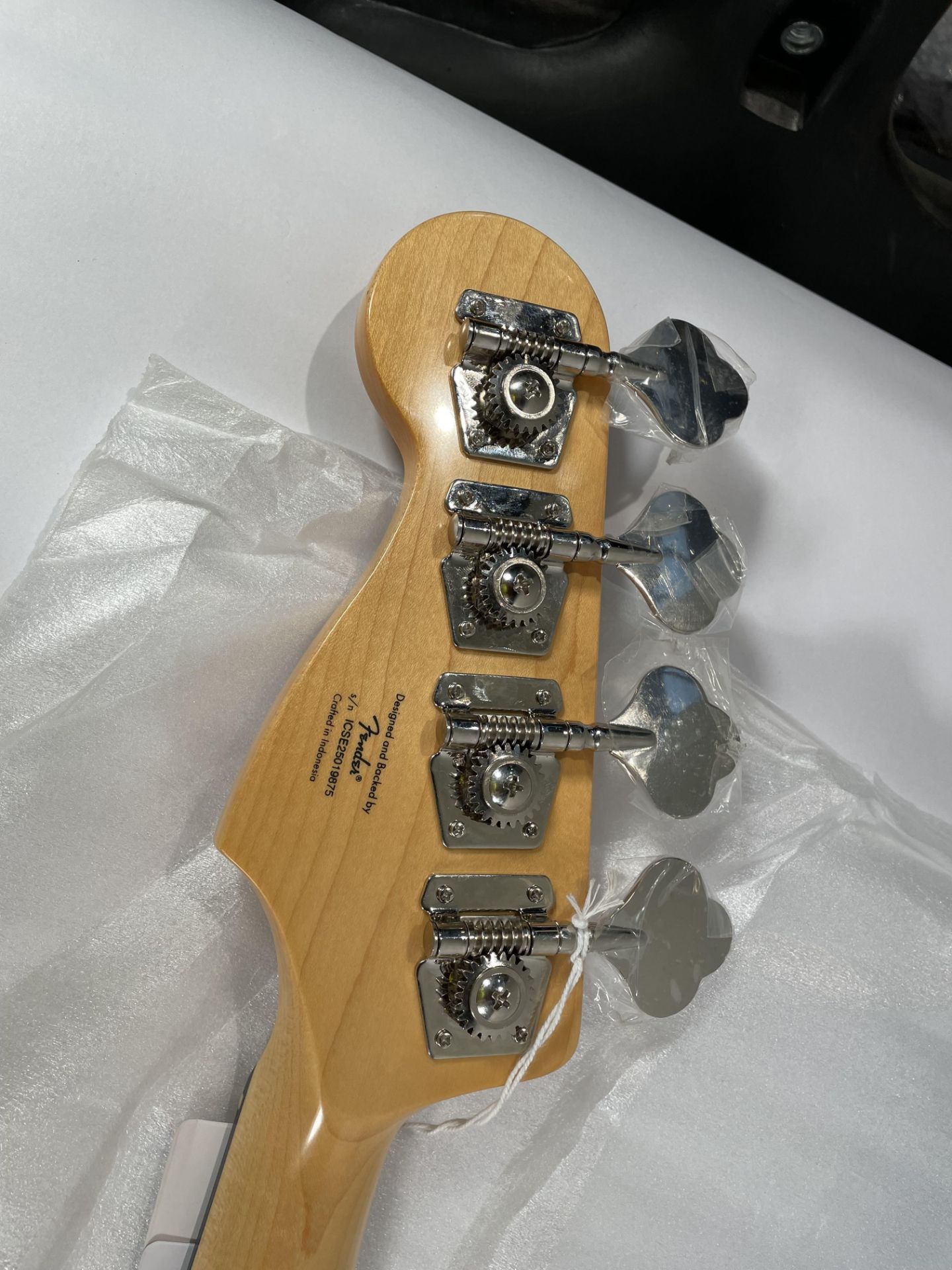 A boxed as new Squier Classic Vibe '70s Jazz Bass, natural (SN: ICSE25019875). - Image 5 of 5