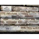 Twelve Battle of Style 38829-3 imitation brick wallpaper.