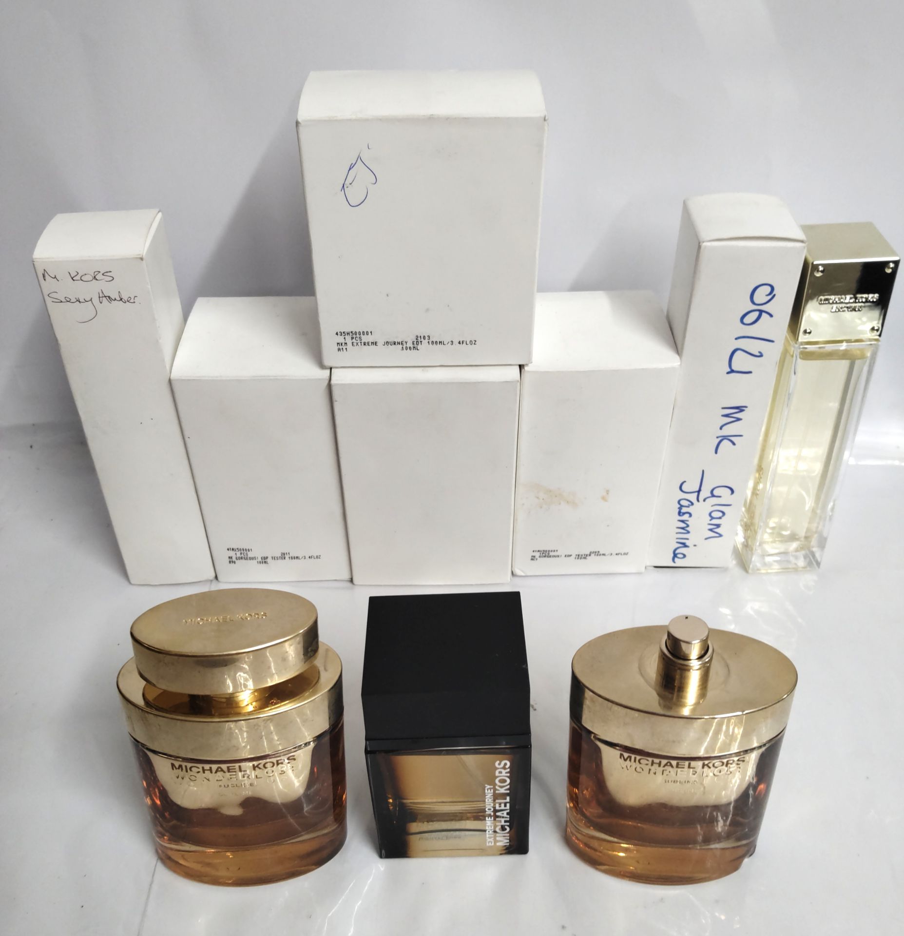 Thirty four Michael Kors and Mont Blanc perfumes/testers and related (please note: bottles may have - Image 2 of 3
