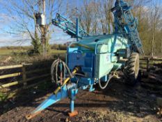 2000 Berthoud Maxxor 40 24m trailed sprayer with 4,000l tank. Serial No: 987025