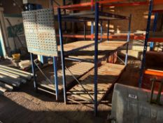 2 bays metal racking