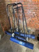 Quantity pedestrian snow ploughs