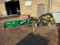 2023 Spearhead 2.3m side offset flail mower. Model No: 9900231Z. Serial No: 5231285