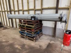 2022 4m x 5.5m roller shutter door, 3 phase