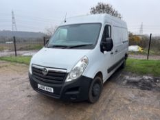 2016 Vauxhall Movano van, manual, white, . Reg No: LO66 HVU. Mileage: 90,889. MOT Expires: 03.01.202