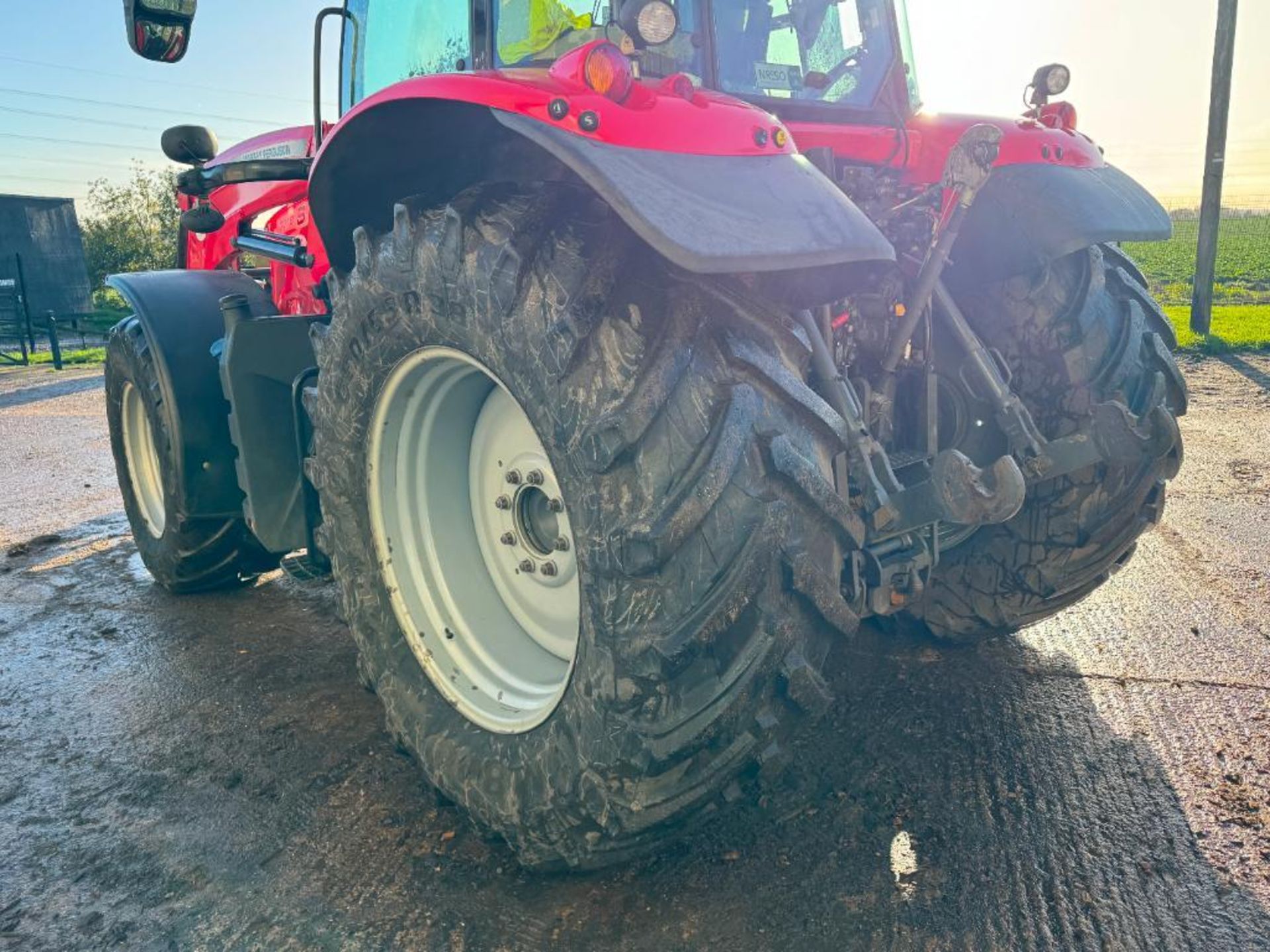 2021 Massey Ferguson 7718S 50kph Dyna 6 4wd tractor with front linkage and PTO, front and cab suspen - Image 10 of 17