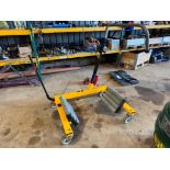 Gotla Redskap wheel changing trolley Please Note: This lot is available for viewing and collection a