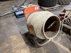 Belle cement mixer with Honda petrol engine