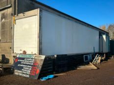 32ft lorry body used for storage. Buyer to remove, sold in situ