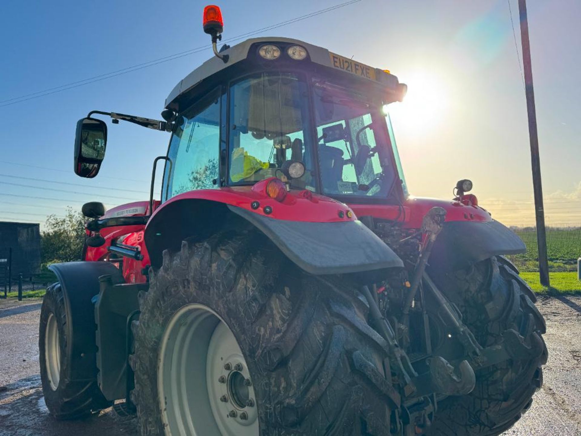 2021 Massey Ferguson 7718S 50kph Dyna 6 4wd tractor with front linkage and PTO, front and cab suspen - Image 11 of 17