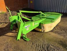 2004 SaMASZ KM25 2.1m twin drum mower, linkage mounted. Serial No: 00467 Please Note: This lot is av