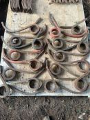 17No pigtail tines (new) ​​​​​​​NB: This lot is available for viewing and collection at Actons Farm,