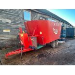 2005 RMH 20m� twin axle diet feeder on 215/75R17.5 with weigh cell. Serial No: 2265