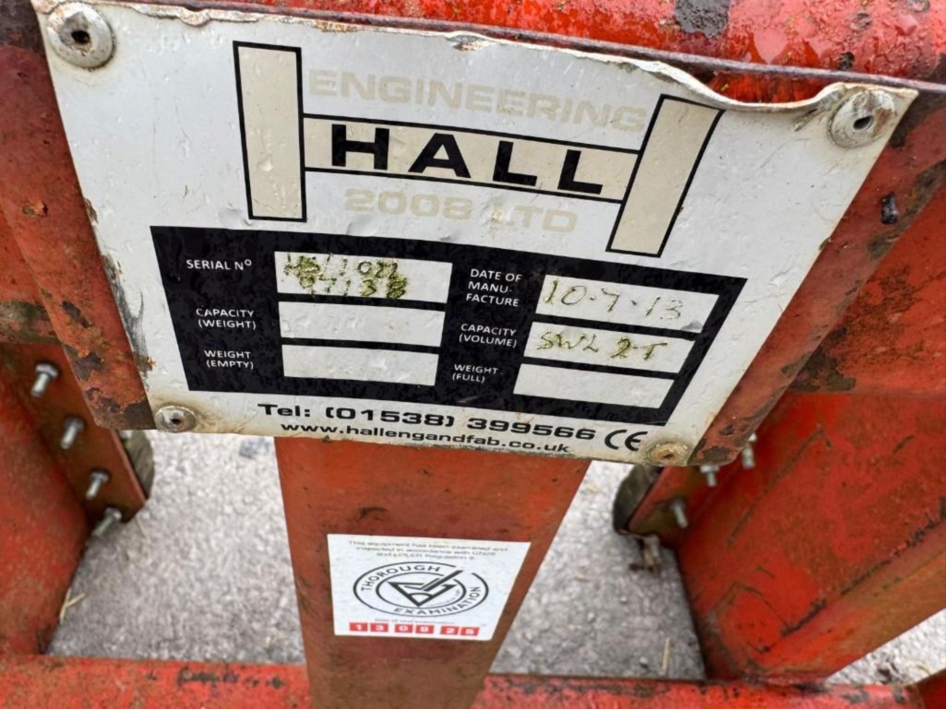 2013 Hall Engineering Lifter - (Chesterfield) - Image 5 of 5