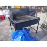 BARBECUE GRILL WITH COAL