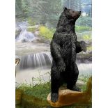 HUGE NEW 120CM TALL FIBRE RESIN BROWN GRIZZLY BEAR