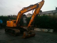 JCB JS130 EXCAVATOR C/W GRADING BUCKET - DIRECT FROM END USER