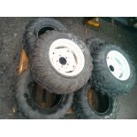 6 X QUAD TYRES (DIRECT FIRE & RESCUE SERVICE)
