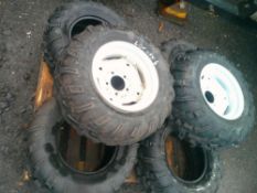 6 X QUAD TYRES (DIRECT FIRE & RESCUE SERVICE)