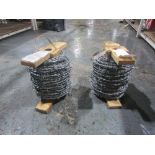2 ROLLS OF BARBED WIRE