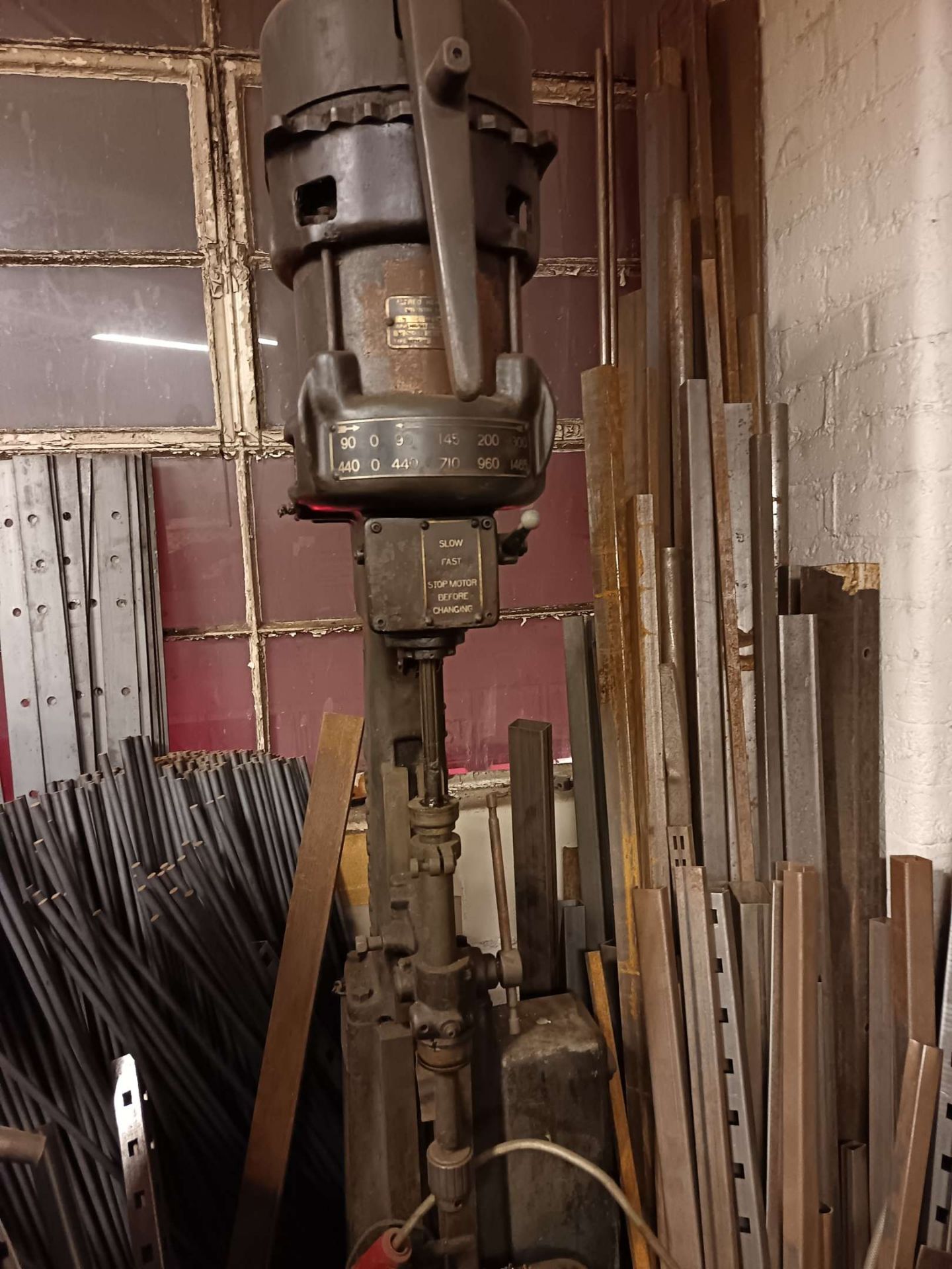 HERBERT FLOOR STANDING DRILL PRESS (SOLD OFF SITE - BIRMINGHAM)