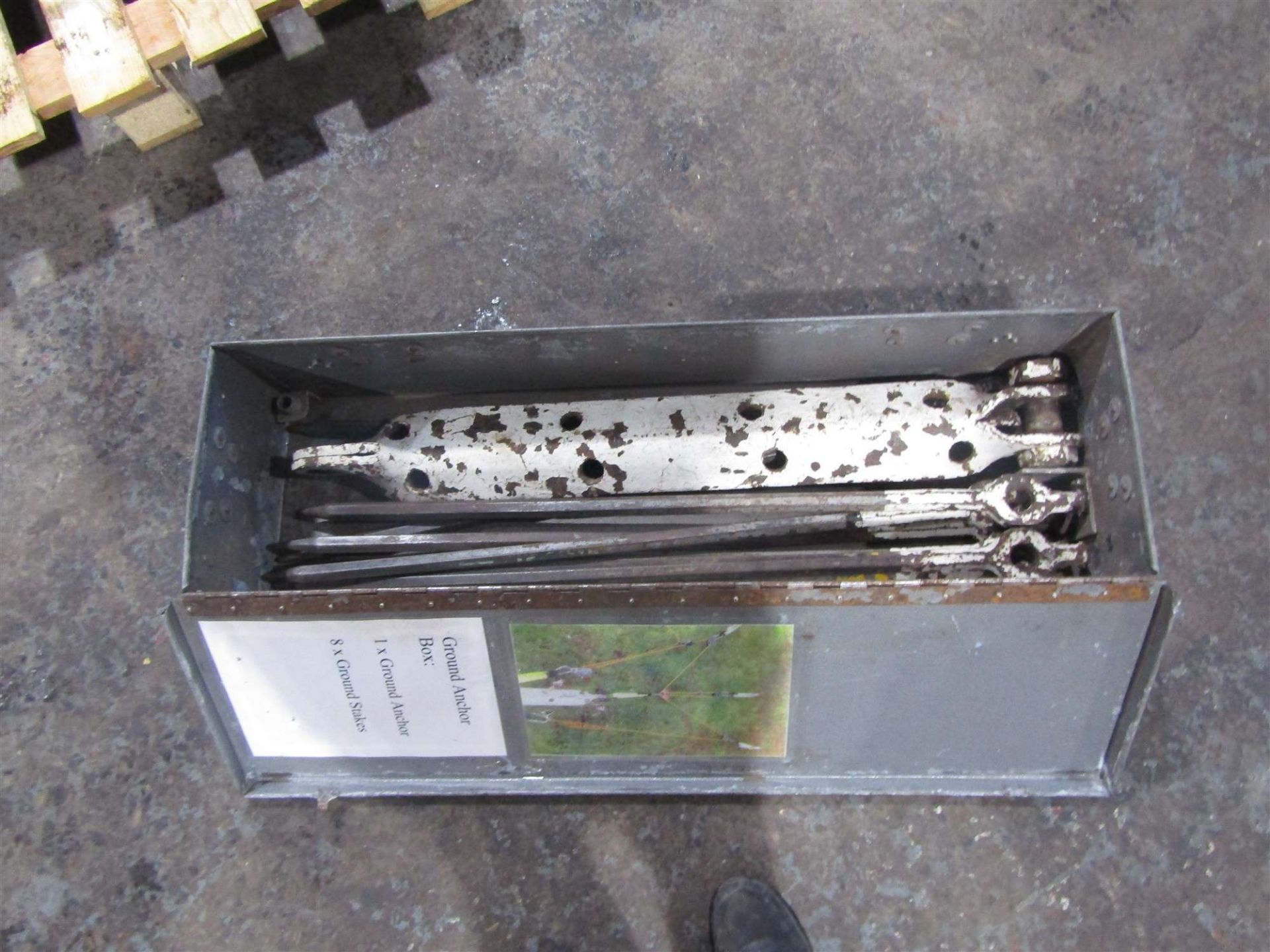 GROUND ANCHOR WITH STAKES (DIRECT FIRE & RESCUE)