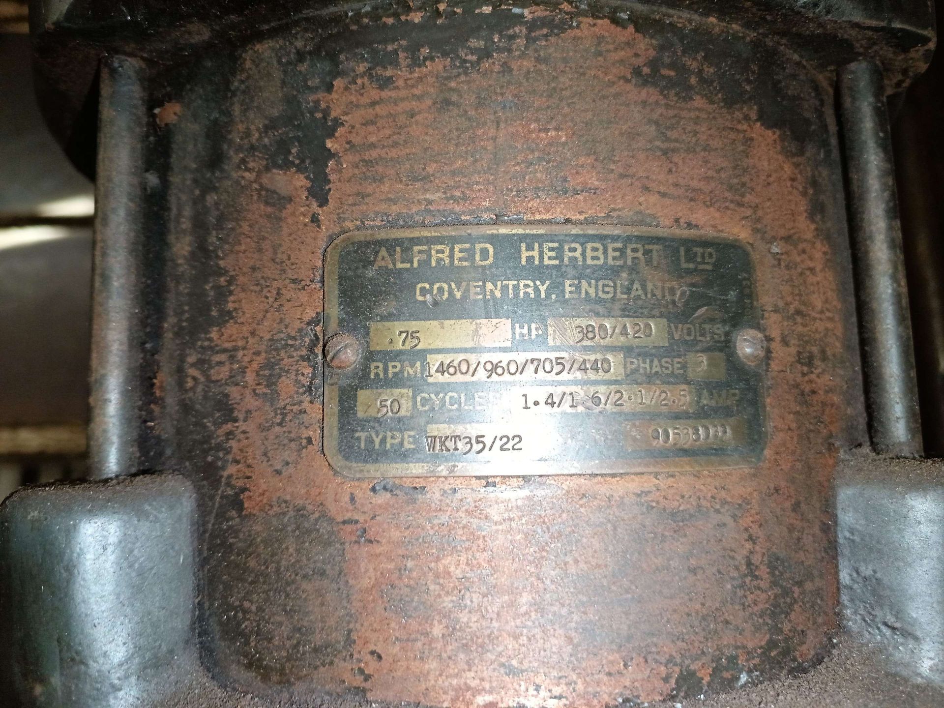 HERBERT FLOOR STANDING DRILL PRESS (SOLD OFF SITE - BIRMINGHAM) - Image 4 of 4