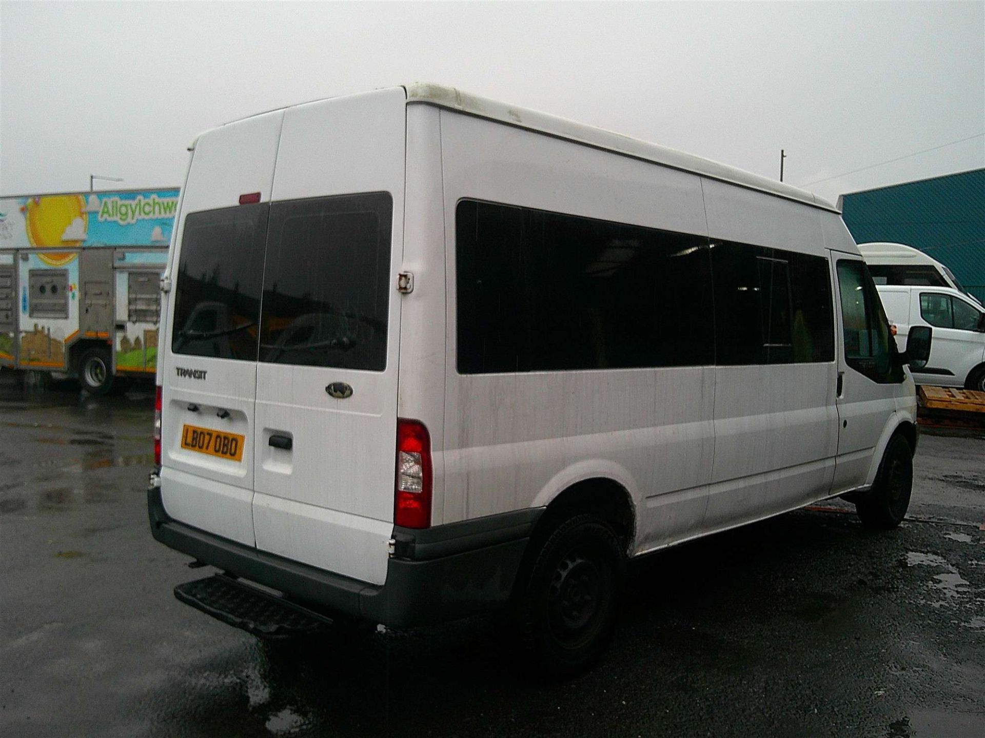 2007 07 REG FORD TRANSIT 100 15 SEAT RWD MINIBUS - Image 3 of 7