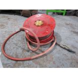 IND FIRE HOSE ON REEL