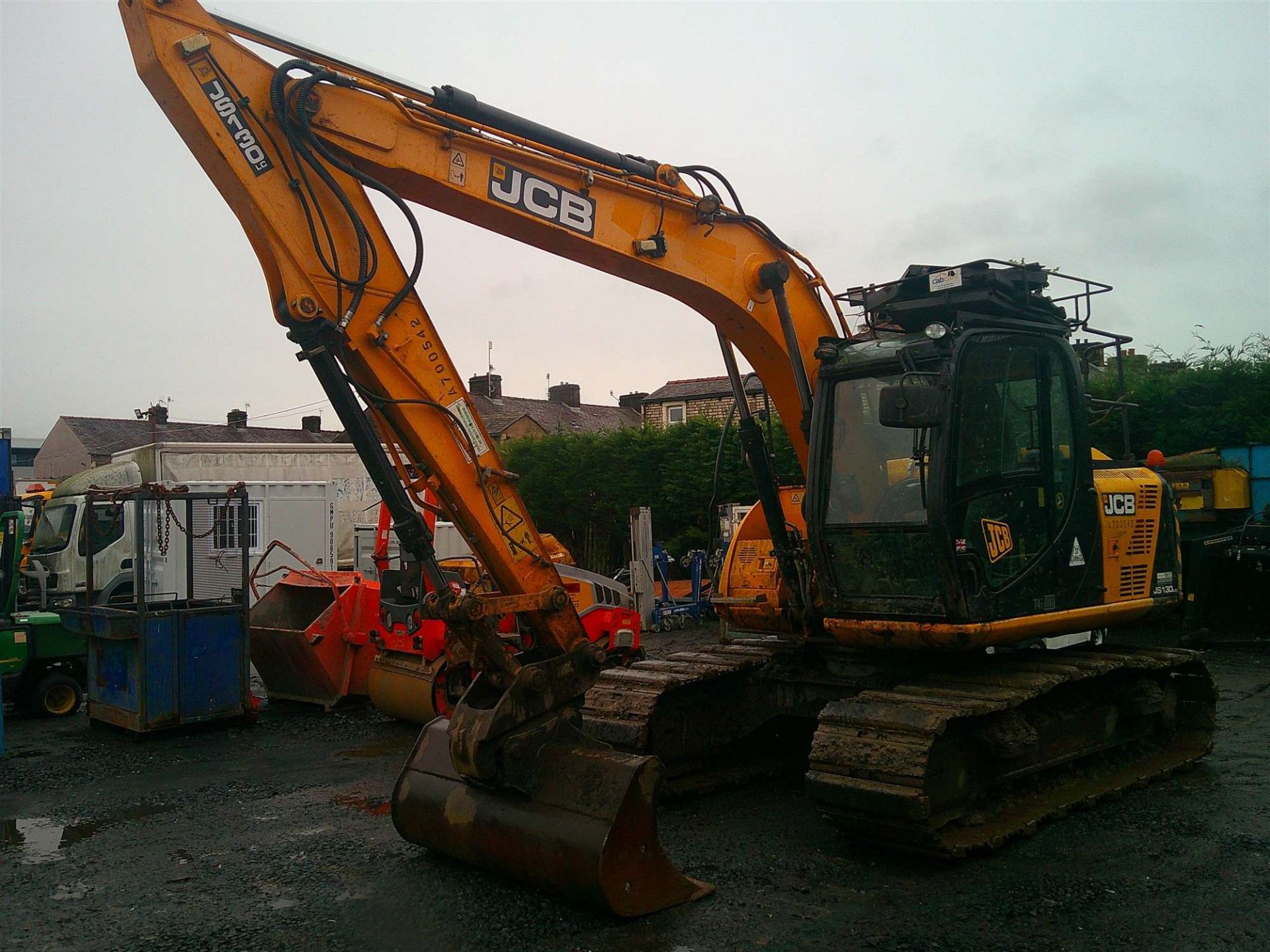 JCB JS130 EXCAVATOR C/W GRADING BUCKET - DIRECT FROM END USER - Image 2 of 6